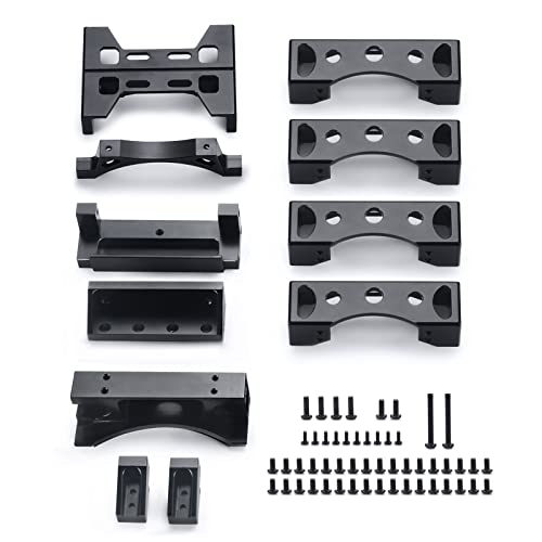 Runup Metall-Kreuzträger-Set für 1/14 Tamiya King Hauler RC Traktor LKW Anhänger Upgrade Teile von Runup