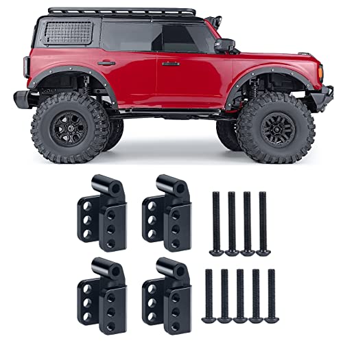 Runup Metall-Stoßdämpfer-Halterung für 1/10 RC Crawler Auto TRX4 TRX-4 Defender Bronco 4WD Upgrade Teile von Runup