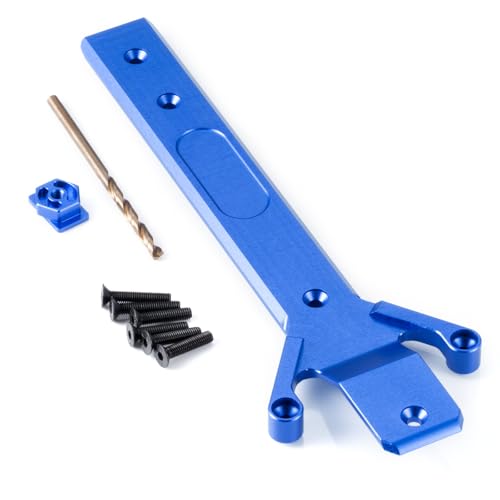 Runup RC Alu-Legierung Chassis Platte für 1/16 Tra-xxas Mini Maxx 2S Mini XRT VXL-3S Monster Truck Upgrades Teile (Blau) von Runup