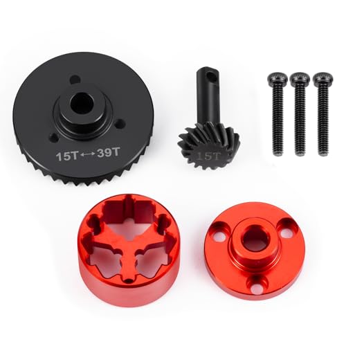 Runup Spiralkegelrad 15T 39T Differentialgetriebe Differentialgetriebe für Tra-xxas 1/16 E-Revo RC Car Teile Runup Spiralkegelrad 15T 39T Differentialgetriebe Differentialgetriebe für Tra-xxas 1/16 E-Revo RC Car Teile von Runup