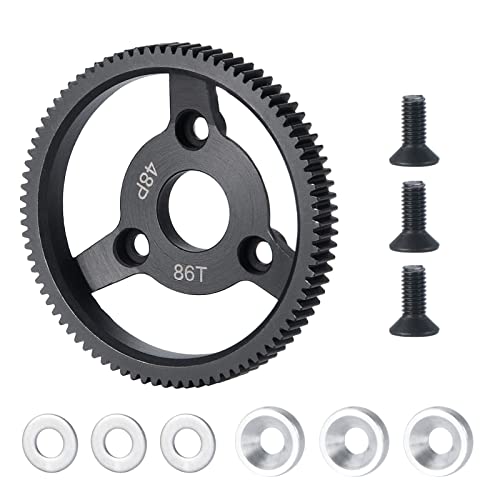 Runup Sporengetriebe 48P 86T Aluminium Getriebe für 1/10 Slash 2WD Rustler Stampede Upgrade Teile Runup Sporengetriebe 48P 86T Aluminium Getriebe für 1/10 Slash 2WD Rustler Stampede Upgrade Teile von Runup