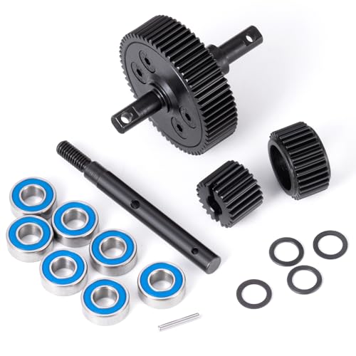 Runup Stahl Getriebe Set mit Kugellager für 1/10 Tra-xxas Slash Rustler 2WD Stampede Bandit VXL RC Car Upgrade Teile von Runup