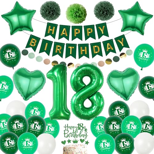 Grüne Geburtstag Dekoration (Grün 18th) von Runyuzi