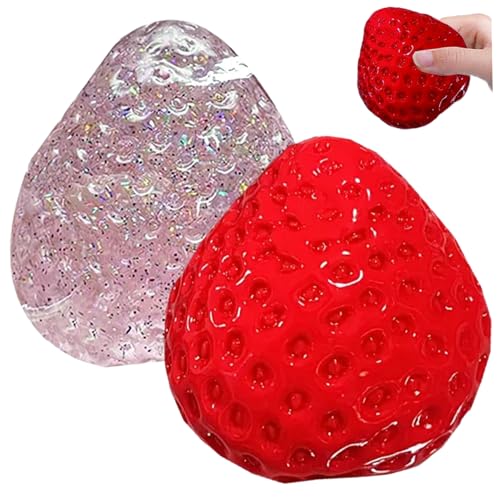2pcs Squeeze-Spielzeuge, süße Ultra-weiche Simulations-Erdbeerspielzeug, Stressball für Kinder und Erwachsenestrawberry 2pcs Squeeze-Spielzeuge, süße Ultra-weiche Simulations-Erdbeerspielzeug, Stressball für Kinder und Erwachsenestrawberry von Ruqingg