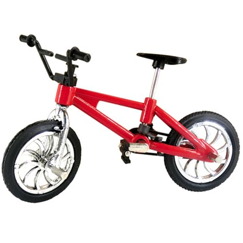 Mini BMX Bike 4.1x2.8 '' Realistisches Leichtmetallfingerrad mit authentischem Details sammelbares Miniaturspielzeug für Puppenhäuser und Foto -Requisiten Mini BMX Bike 4.1x2.8 '' Realistisches Leichtmetallfingerrad mit authentischem Details sammelbares Miniaturspielzeug für Puppenhäuser und Foto -Requisiten von Ruqingg