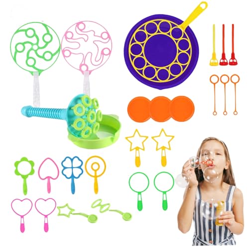 Ruqingg Bubble -Zauberstäbe setzen große Bubble Stick Ring Seife Sommerpartys Spielzeug für Kinder zufällige Farbe 28pcs Ruqingg Bubble -Zauberstäbe setzen große Bubble Stick Ring Seife Sommerpartys Spielzeug für Kinder zufällige Farbe 28pcs von Ruqingg
