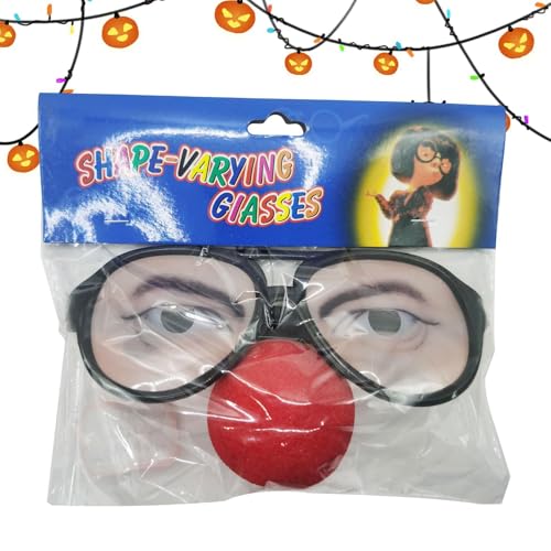 Rurunklee Lustige Brille für Männer und Frauen – männliche und weibliche Brille für Streiche, lustiges und cooles Party-Zubehör für Familientreffen, Cosplay-Partys, Aprilscherz und Halloween Rurunklee Lustige Brille für Männer und Frauen – männliche und weibliche Brille für Streiche, lustiges und cooles Party-Zubehör für Familientreffen, Cosplay-Partys, Aprilscherz und Halloween von Rurunklee