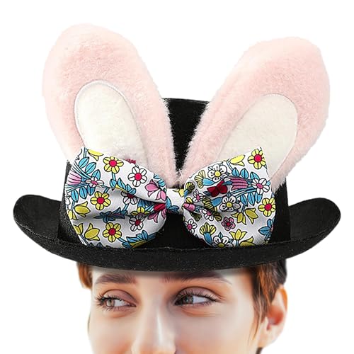Rurunklee Osterhasenhut - Niedlicher Kostüm Zylinderhut Hasenhut mit Ohren - Exquisite Ostern Cosplay Requisiten Festliche Hasenkostüm Hüte für Frauen Männer für Halloween Fotografie Rurunklee Osterhasenhut - Niedlicher Kostüm Zylinderhut Hasenhut mit Ohren - Exquisite Ostern Cosplay Requisiten Festliche Hasenkostüm Hüte für Frauen Männer für Halloween Fotografie von Rurunklee