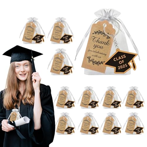 Schlüsselanhänger zum Schulabschluss, Junggesellenhut, Rucksack mit Karten, ästhetisches Ornament für Schule, College, Partys, Veranstaltungen, Aktivitäten Schlüsselanhänger zum Schulabschluss, Junggesellenhut, Rucksack mit Karten, ästhetisches Ornament für Schule, College, Partys, Veranstaltungen, Aktivitäten von Rurunklee