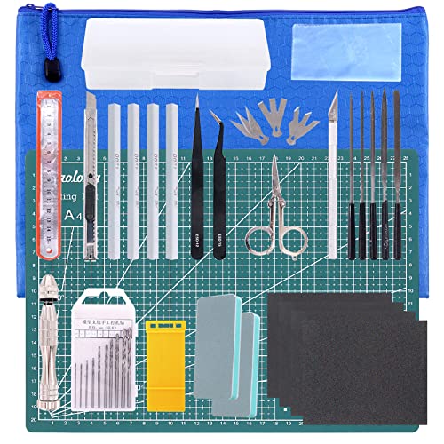 Rustark 27 Stück Modellbauwerkzeug Set Gundam Modeler Grundwerkzeuge Set Gundam Modell Werkzeuge für Professionelles Gundam Hobby Automodell Modellbau Rustark 27 Stück Modellbauwerkzeug Set Gundam Modeler Grundwerkzeuge Set Gundam Modell Werkzeuge für Professionelles Gundam Hobby Automodell Modellbau von Rustark
