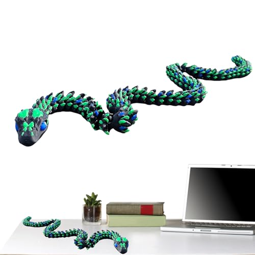 Ruwshuuk 3D Gedruckte Biegsame Tierfiguren | Bewegliches Schlangenmodell | Schreibtischdekoration Kinderzimmer Geschenkfüller Für Partys Osterkorb Deko Kreativspielzeug Ruwshuuk 3D Gedruckte Biegsame Tierfiguren | Bewegliches Schlangenmodell | Schreibtischdekoration Kinderzimmer Geschenkfüller Für Partys Osterkorb Deko Kreativspielzeug von Ruwshuuk
