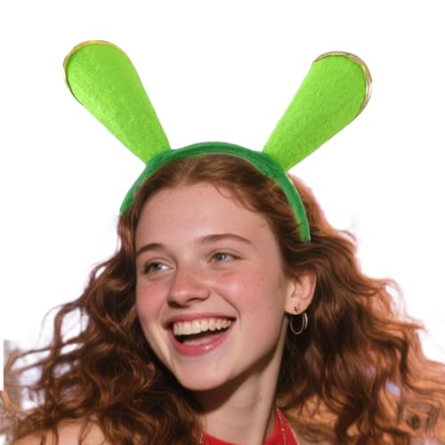 Ruwshuuk Cosplay Kopfband mit Ohren,Halloween Kopfschmuck Verkleidung Kopfputz | Ganztägig Bequemes Kopfaccessoire Grünes Haarband Für Gesichtspflege Dusche Festliche Anlässe Frauen Männer Erwachsene Ruwshuuk Cosplay Kopfband mit Ohren,Halloween Kopfschmuck Verkleidung Kopfputz | Ganztägig Bequemes Kopfaccessoire Grünes Haarband Für Gesichtspflege Dusche Festliche Anlässe Frauen Männer Erwachsene von Ruwshuuk