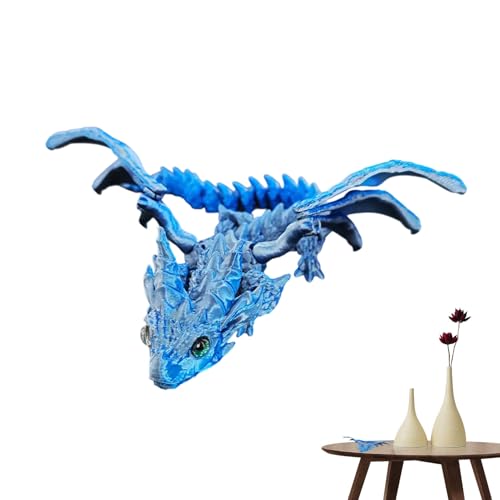 Ruwshuuk Drachenfiguren für Kinder, Drachenfigur | 3D -gedruckte Flexible Fliegende Drachenfiguren | Home Desktop Display Decor, kreatives Kunsthandwerk für Bücherregaldesktop oder Schrank Ruwshuuk Drachenfiguren für Kinder, Drachenfigur | 3D -gedruckte Flexible Fliegende Drachenfiguren | Home Desktop Display Decor, kreatives Kunsthandwerk für Bücherregaldesktop oder Schrank von Ruwshuuk