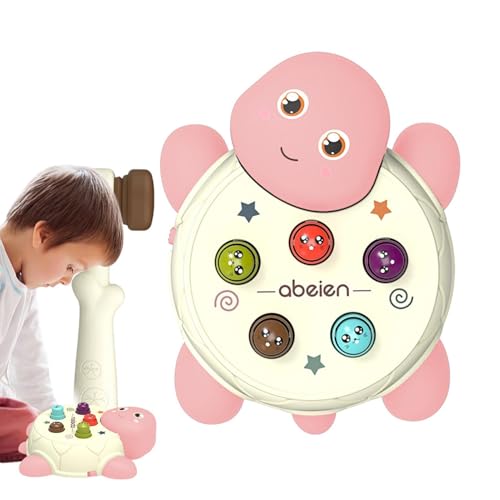 Ruwshuuk Elektrisches Whack-Spiel, Whack-Spielmaschine,Anspruchsvolles Whack-Spiel mit Musik | Quick Push Fidget Toy Eltern-Kind-Interaktion, elektrische Spielmaschine für Reisen, Schule von Ruwshuuk