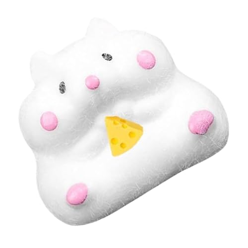 Ruyeiig Fidget Zappelspielzeug Hamster | Schnelle Erholung Hamster Kneiftier - Dehnbares Kneifspielzeug Zur Stressbewältigung Für Mädchen Jugendliche Erwachsene Frauen Männer Teens von Ruyeiig