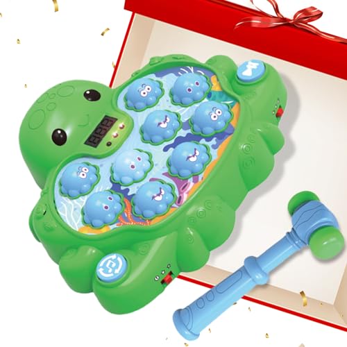 Ruyeiig Hammerspielzeug,Maulwurf Spielzeug Für Kinder - Hand-Auge-Koordination Oktopus Form Kinder Spielzeug Für Kleinkinder Unterwegs Zuhause Spielzeit Vorschule Fähigkeiten Entwickeln von Ruyeiig