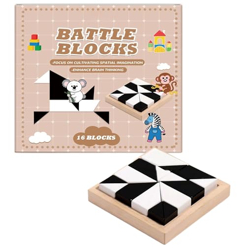 Ruyeiig Knobelspiel | Verstecktes BAU Puzzle Block Spielzeug,Logiktraining Spielzeug Desktoppuzzle Für Kleinkinder Mädchen von Ruyeiig