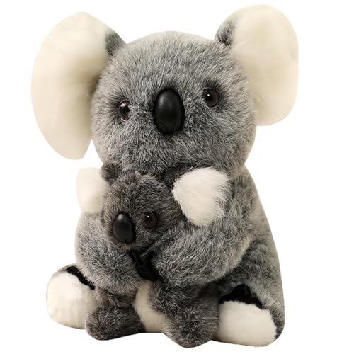 Ruyeiig Koala Kuscheltier, Schlafenszeit Mama Und Baby Koala Kuscheltier, Weiches Süßes Dekoratives Für Kinder Erwachsene Mädchen Geburtstagsgeschenk Zimmerdeko von Ruyeiig