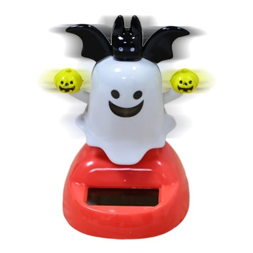 Ruyeiig Solar Tanzfiguren - Solarbetriebene Geist Tanzfiguren Deko | Sammelfiguren Grusel Puppen Spielzeug Für Auto Schreibtisch Deko Halloween Party Zuhause Büro von Ruyeiig