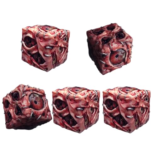 Ruyeiig Spielwürfel Für Gesellschaftsspiele - Horrorauge Brettspiel Würfel-Set - Realistische Deko Gotisches Design Spielzeug Für Anfänger Erwachsene Jugendliche Familien Gruppenaktivitäten Ruyeiig Spielwürfel Für Gesellschaftsspiele - Horrorauge Brettspiel Würfel-Set - Realistische Deko Gotisches Design Spielzeug Für Anfänger Erwachsene Jugendliche Familien Gruppenaktivitäten von Ruyeiig