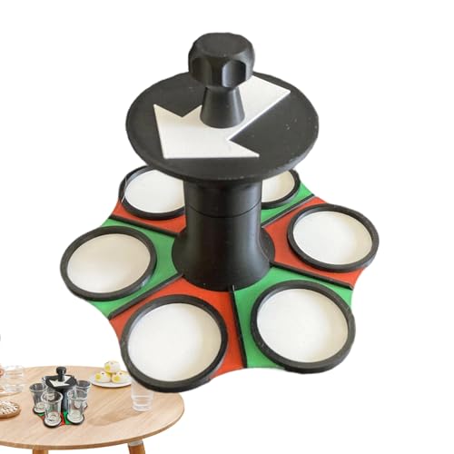 Ruyeiig Trinkspiel Roulette | Trinkspiel Roulette,Partyzubehör Für Outdoor Halloween Camping Paare Singles Abend Bar Pool Amor von Ruyeiig