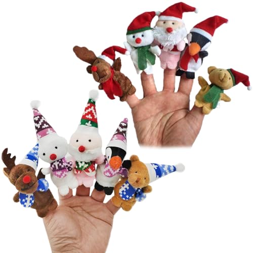 10pcs Fingerpuppenaginative Fingerpuppen für Kleinkinder 1-3 einfach zu bedienen für Kinder im Alter von 3 bis 5 Bildungsrollenspielen für Kinder im Alter von 4 bis 8 Finger 10pcs Fingerpuppenaginative Fingerpuppen für Kleinkinder 1-3 einfach zu bedienen für Kinder im Alter von 3 bis 5 Bildungsrollenspielen für Kinder im Alter von 4 bis 8 Finger von Rwigeboo