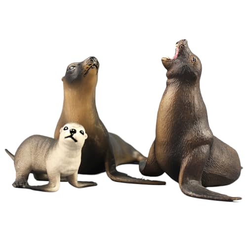 Rwigeboo 3pcs Ozeantiere Figuren, simulierte marinen Tierfiguren, Plastik -Ozeantiere Spielzeug, realistische Meereslöwen modellieren Marine Organismus Dekorationen für Heimtisch -Figuren Rwigeboo 3pcs Ozeantiere Figuren, simulierte marinen Tierfiguren, Plastik -Ozeantiere Spielzeug, realistische Meereslöwen modellieren Marine Organismus Dekorationen für Heimtisch -Figuren von Rwigeboo