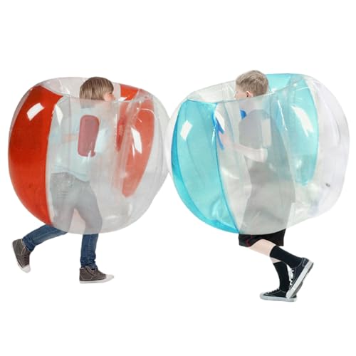 Rwigeboo Aufblasbare Stoßstangenkugeln für Kinder 2PCS 35x29.5 Lecksicher PVC Human Hamster Ball mit innerem Griff und Befestigungsgürtel für Spielplatz, Hof, Park Human Hamster Ball Rwigeboo Aufblasbare Stoßstangenkugeln für Kinder 2PCS 35x29.5 Lecksicher PVC Human Hamster Ball mit innerem Griff und Befestigungsgürtel für Spielplatz, Hof, Park Human Hamster Ball von Rwigeboo