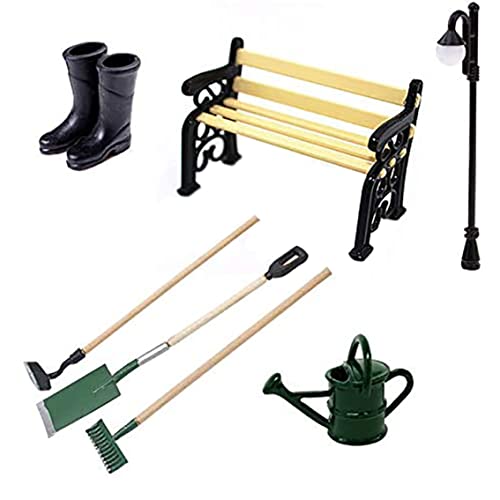 Rwigeboo Doll House Accessoires Set Mini Simulationsbank Lampe Wässerung Pot Schuhe Farm Werkzeuge für Dekoration Mini Schuhe Modell Modell Rwigeboo Doll House Accessoires Set Mini Simulationsbank Lampe Wässerung Pot Schuhe Farm Werkzeuge für Dekoration Mini Schuhe Modell Modell von Rwigeboo