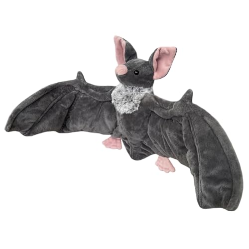 Rwigeboo Gefüllte Tierfledermaus, 23x10x3 süßer Cartoon weiche Plüsch Halloween Fledermaus gefülltes Tier, Halloween -Dekorationen Spielzeug für Jungen Mädchen Erwachsene von Rwigeboo
