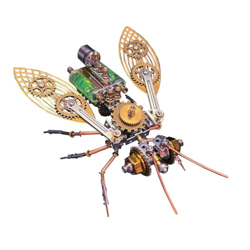 Rxbycxshi 3D Metall Puzzle Bienen Modellbausatz für Erwachsene, Steampunk Insekt Metall Puzzle Modell, 2026 Adventskalender Kreative Dekoration Geschenk Ornamente - 218 Teile Rxbycxshi 3D Metall Puzzle Bienen Modellbausatz für Erwachsene, Steampunk Insekt Metall Puzzle Modell, 2026 Adventskalender Kreative Dekoration Geschenk Ornamente - 218 Teile von Rxbycxshi