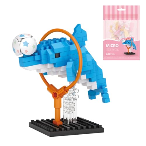 Rxbycxshi Delphin Tier Modular Baustein Klemmbausteine, Kreatives Mechanische Tier Bauklotz Tierbauspielzeug Adventskalender 2025 für Wohn Homeoffice Deko - 150 Stück Rxbycxshi Delphin Tier Modular Baustein Klemmbausteine, Kreatives Mechanische Tier Bauklotz Tierbauspielzeug Adventskalender 2025 für Wohn Homeoffice Deko - 150 Stück von Rxbycxshi