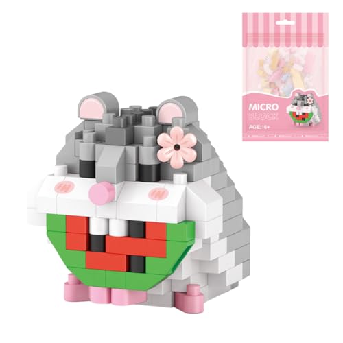 Rxbycxshi Hamster Tier Modular Baustein Klemmbausteine, Kreatives Mechanische Tier Bauklotz Tierbauspielzeug Adventskalender 2025 für Wohn Homeoffice Deko - 150 Stück von Rxbycxshi