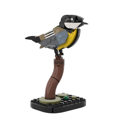 Rxbycxshi Kohlmeise Vogel Modular Baustein Klemmbausteine, Kreatives Tier Mechanische Bauklotz Tierbauspielzeug Sammlerstücke für Wohn Homeoffice Deko - 162 Stück Rxbycxshi Kohlmeise Vogel Modular Baustein Klemmbausteine, Kreatives Tier Mechanische Bauklotz Tierbauspielzeug Sammlerstücke für Wohn Homeoffice Deko - 162 Stück von Rxbycxshi