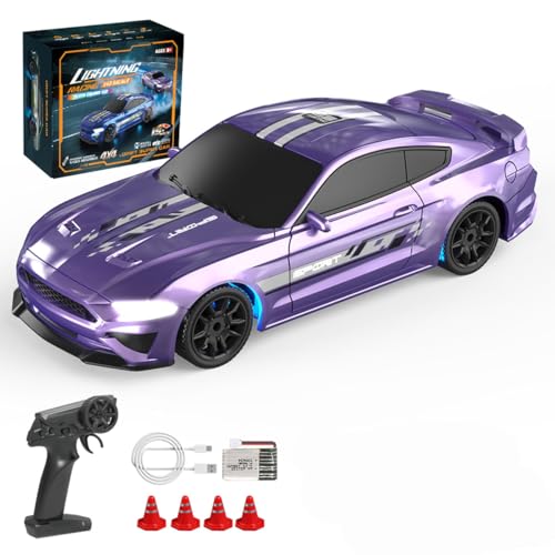 Rxbycxshi RC Auto 1/43 Mini Drift Car RC Racing Car Sportwagen für Erwachsene - 2.4G Full-Proportional von Rxbycxshi