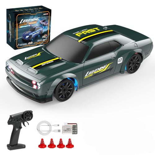 Rxbycxshi RC Auto 1/43 Mini Drift Car RC Racing Car Sportwagen für Erwachsene - 2.4G Full-Proportional von Rxbycxshi