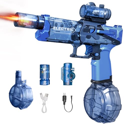 Auto-Fire Wassersprüher mit LED-Lichtern, 9 m Reichweite, XL-Tank, Outdoor-Wasserspielzeug für Sommerspaß Auto-Fire Wassersprüher mit LED-Lichtern, 9 m Reichweite, XL-Tank, Outdoor-Wasserspielzeug für Sommerspaß von Rxeody