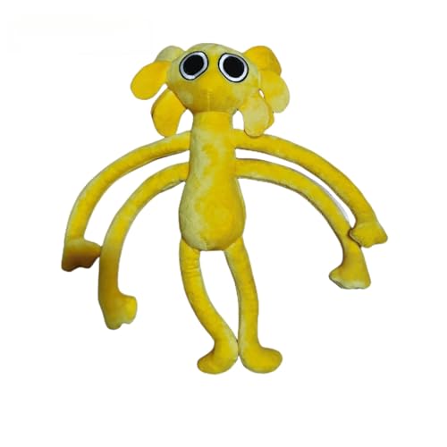 RxinDZ Rainbow Friends Plush Toys Suit,Blue Mouth Water Monster,Doctor's Head,Yellow Duck,Red Dragon,Long Hand Monster for Kinder Birthday Easter and Fans Gifts(Yellow Multi-Hand Monster) von RxinDZ