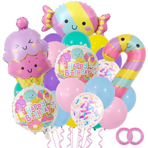Rxuaw Geburtstags-Deko-Ballon-Set Geruchloses, sicheres, schönes Partyzubehör für Event-Feiertagsdekoration von Rxuaw