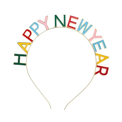 Rxuaw Strass Silvester Haarbänder Heiligabend Kristall Kopfschmuck für Silvester Party Favor von Rxuaw
