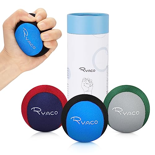Ryaco Gel Stressball für Erwachsene - Antistressball Mit verschiedenen Stärken und Größen - Anti Stress Bälle für Konzentration - Motivierendes Knetball Spielzeug - Wutball Ryaco Gel Stressball für Erwachsene - Antistressball Mit verschiedenen Stärken und Größen - Anti Stress Bälle für Konzentration - Motivierendes Knetball Spielzeug - Wutball von Ryaco