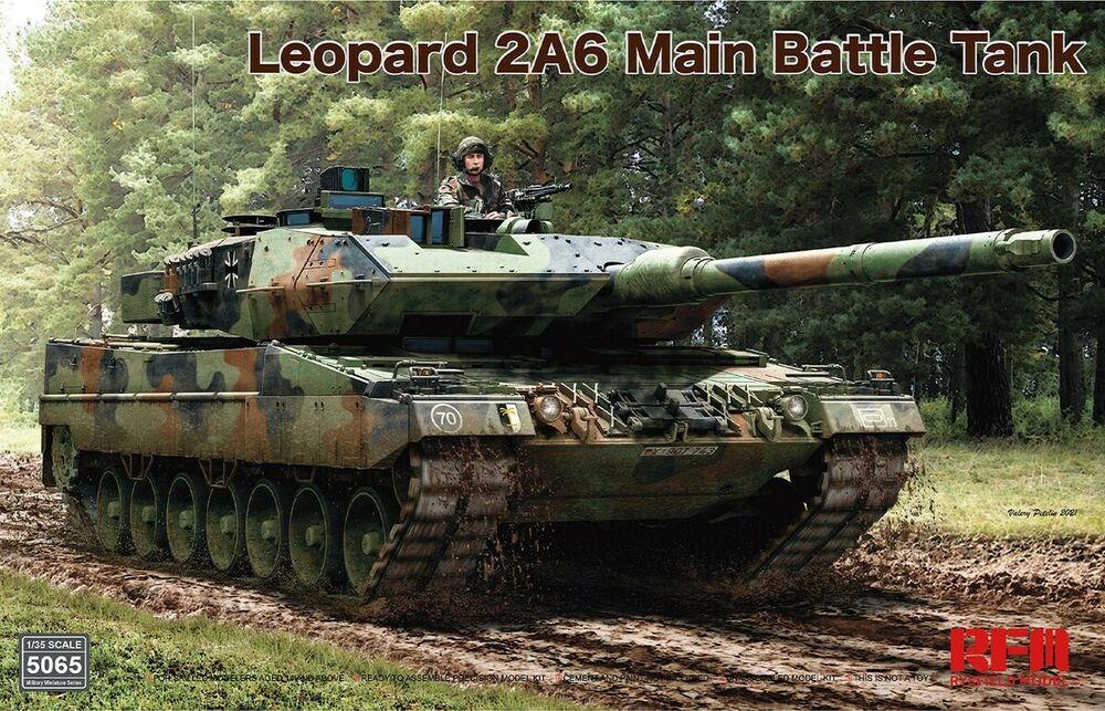 Leopard 2A6 Main Battle Tank with workabletrack links Leopard 2A6 Main Battle Tank with workabletrack links von Rye Field Model