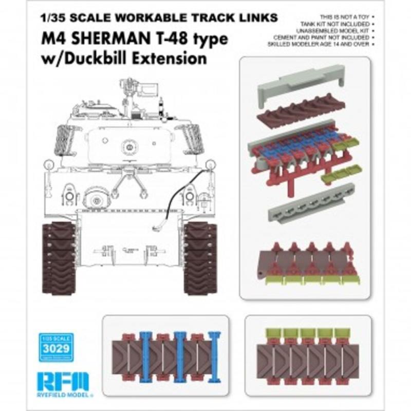 M4 Sherman T-48 Type w/ Duckbill Extension von Rye Field Model