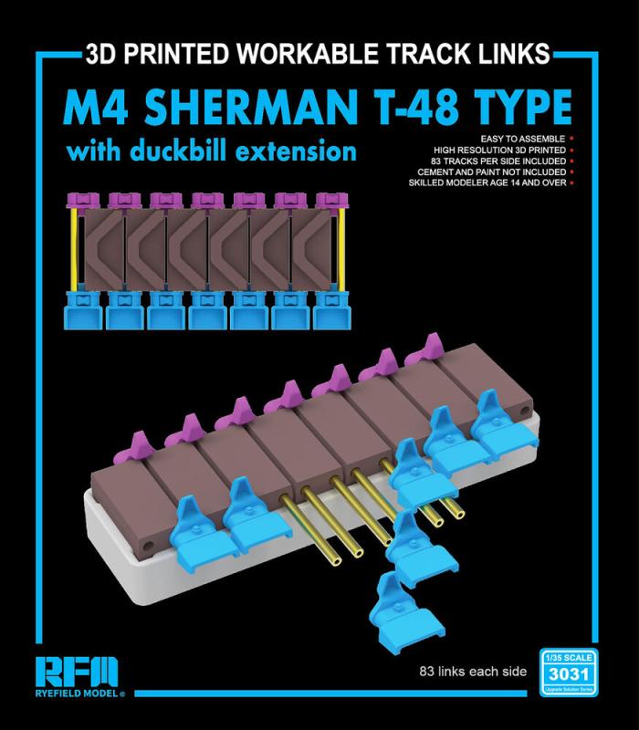 M4 Sherman T-48 Type w/ Duckbill Extension von Rye Field Model
