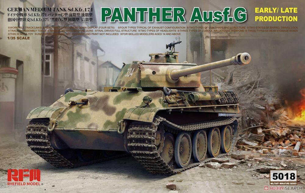 Panther Ausf.G Early/Late productions Panther Ausf.G Early/Late productions von Rye Field Model