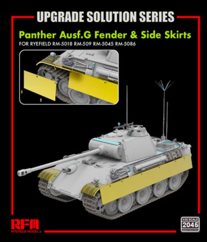 Panther Ausf.G Fender & Side Skirts Panther Ausf.G Fender & Side Skirts von Rye Field Model