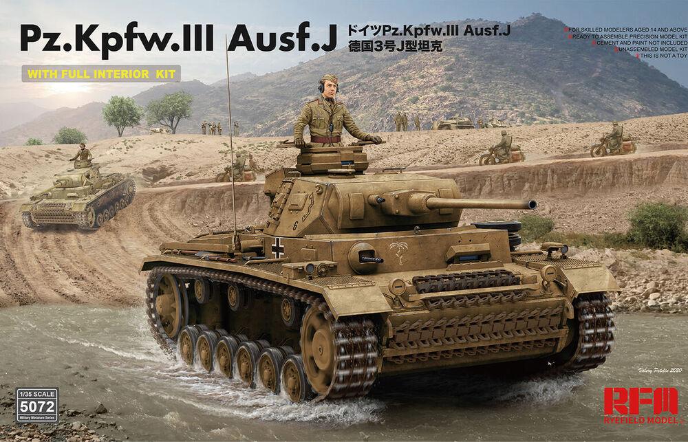 Pz. Kpfw. III Ausf. J w/full interior Pz. Kpfw. III Ausf. J w/full interior von Rye Field Model
