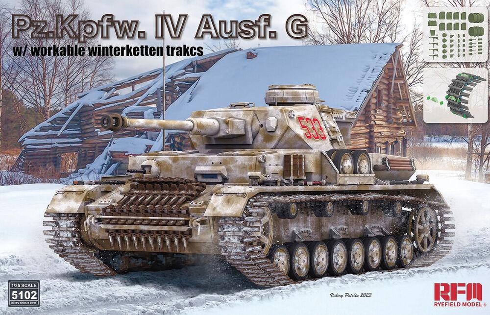 Pz.Kpfw. IV Ausf. G w/Workable Winterketten Tracks Pz.Kpfw. IV Ausf. G w/Workable Winterketten Tracks von Rye Field Model