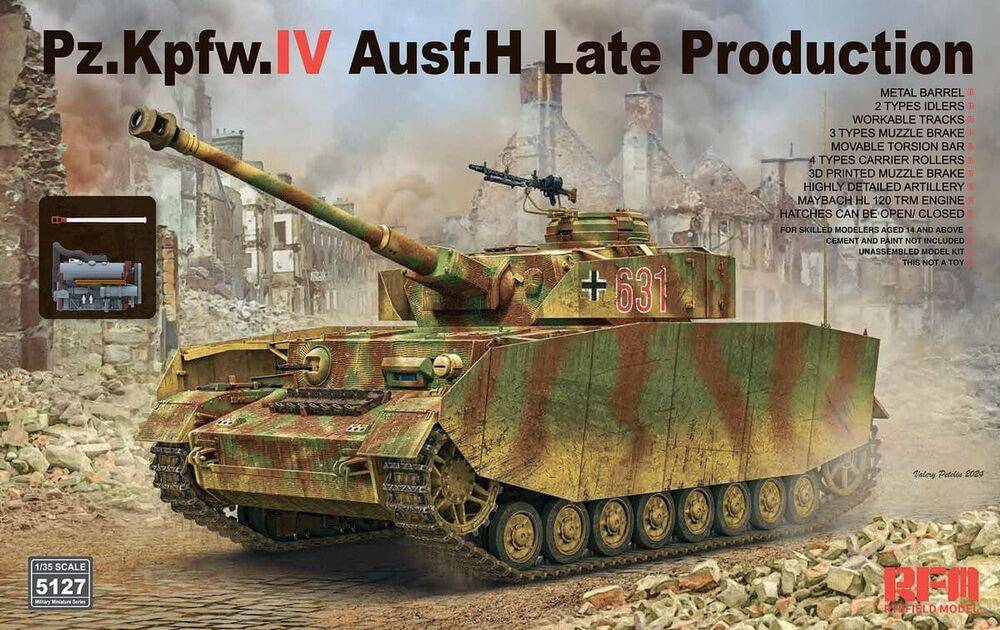 Pz.Kpfw.IV Ausf.H Late Production w/ Workable Tracks Pz.Kpfw.IV Ausf.H Late Production w/ Workable Tracks von Rye Field Model