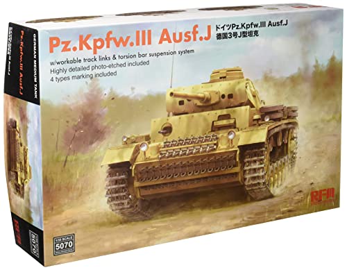RYE FIELD MODEL RFM5070 Pz. Kpfw. III AUSF. J w/workable Track Links 1:35 von RYE FIELD MODEL